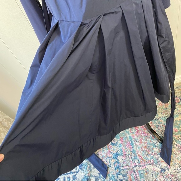 Lauren Ralph Lauren Dress Size 12 Women's Navy Evening Fit Flare Silhouette - Picture 10 of 16